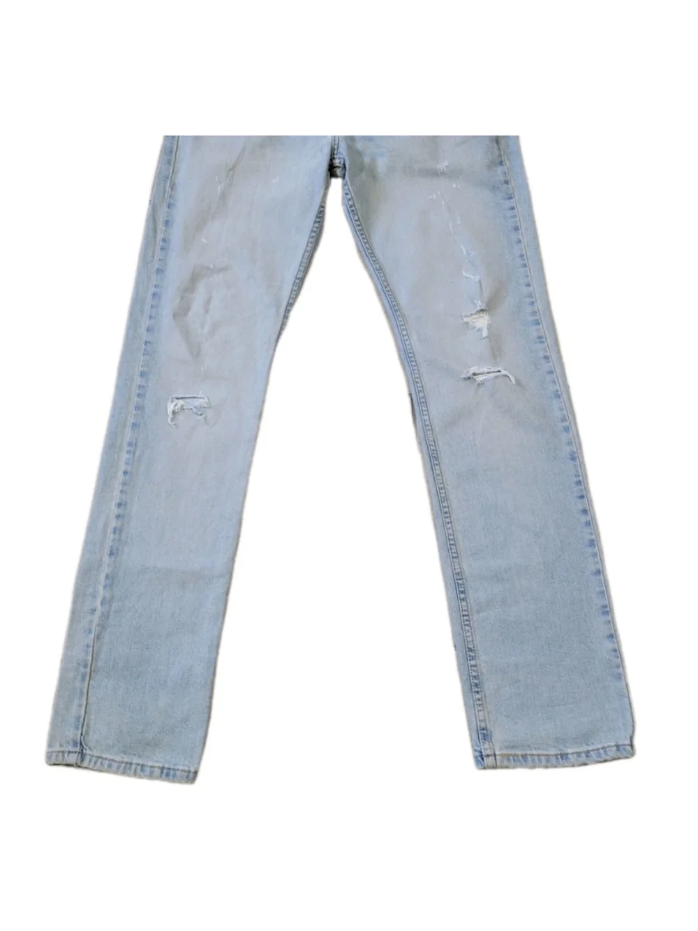 Levi's Jeans 511 Slim Straight Distressed Blue Size 34/34 Men's Excellent Cond